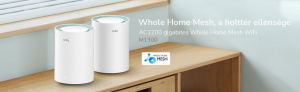 Cudy AC1200 Whole Home Mesh WiFi rendszer (3db/csomag) (M1300 3-pack)